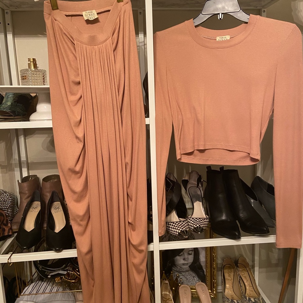 Two piece-Revolve Torn by Ronnie Kobo outfit